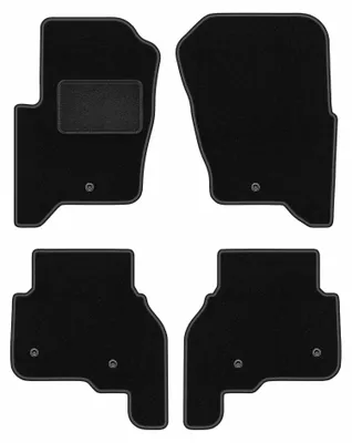 Imagen del producto de Alfombrillas de moqueta para Land Rover Discovery IV 2009-2016 (SUV) – juego de 4 piezas, negras, a medida – Wielganizator LUX