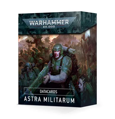 Produktbild von Warhammer 40.000 Astra Militarum Datacards Englisch