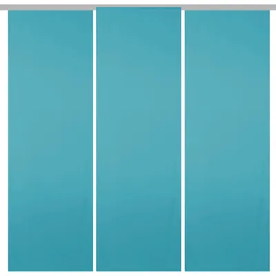 Image de Ellen, rideau à panneaux, paquet de 3, turquoise