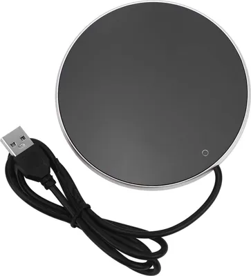Immagine prodotto di Scaldatazze per caffè 55°C temperatura costante 3 livelli piccola e leggera candela USB intelligente per casa ufficio viaggi argento