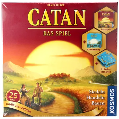 Produktbild von Kosmos CATAN - Jubiläums-Edition 2020, Brettspiel, Reisen/Abenteuer, 10 Jahr(e), Familienspiel