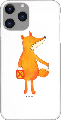 Produktbild von Mr. & Mrs. Panda Iphone 11 Pro Handyhülle Fuchs Laterne - Weiß - Geschenk, Sankt Martin, Selbstbewusst, Handy Case, Premium Kunststoff, Spruch Trösten