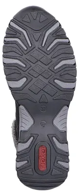 Obrázok produktu pre Rieker dámske členkové topánky s teplou podšívkou a voľnou stielkou v šírke G 1/2 M9610, veľkosť:37 EU, farba:Black
