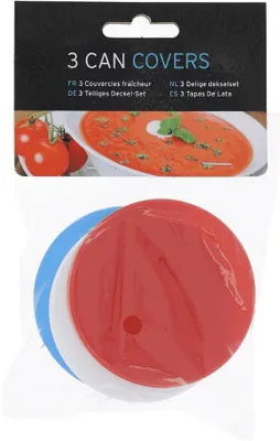 Produktbild von Famanu Bewahrungsdeckel Set von 3 - Ideal zum Verschließen und Frischhalten von Lebensmitteln - Perfekt für Tiernahrung
