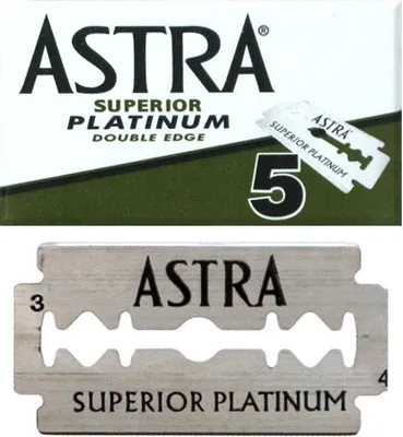 Obrázek produktu pro Astra Superior Premium Platinum Břity s dvojitým ostřím 5 ks - balení 3 ks
