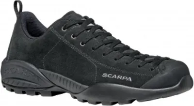 Schwarze Lifestyleschuhe Mojito GTX von Scarpa; mit Schnürung und rutschfester Sohle.