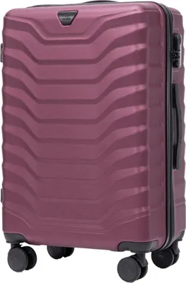 Produktbild von Mittlerer Koffer Wings PEAFOWL 24" BURGUNDY - ABS+ mit Zahlenschloss