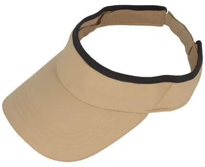 Immagine prodotto di Visiera parasole a due colori della marca Hut-Breiter, con chiusura a velcro, color beige, taglia unica