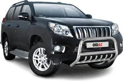 Obrázek produktu pro Ochranná lišta předního nárazníku pro Toyota Land Cruiser 150 2010-13 ABE ocelová stříbrná
