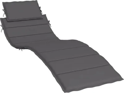 Produktbild von Sonnenliegen-Auflage Anthrazit 186x58x4 cm Oxford-Gewebe