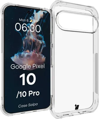 Produktbild von Flexible Handyhülle für Google Pixel 10 / 10 Pro, Bizon Case Salpa, Transparent