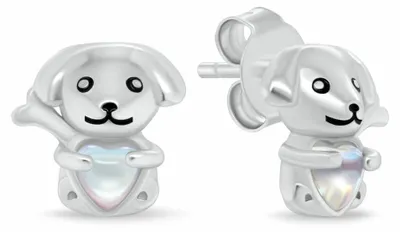 Produktbild von Sü ß e Silberohrringe Dogs EA1204W