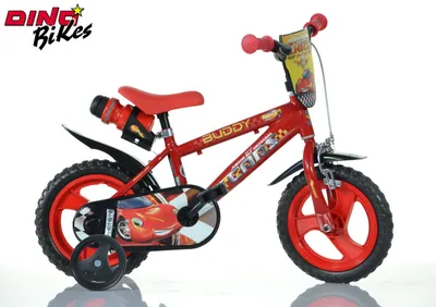 Produktbild von Dino bike dětské kolo 12" s potiskem CARS 3 červené