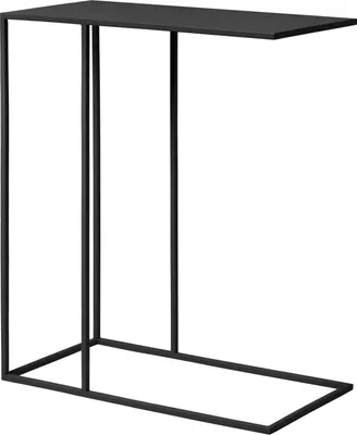 Produktbild von Blomus Beistelltisch FERA black, Tisch, Stahl pulverbeschichtet, schwarz, 50 x 25 cm, 66011