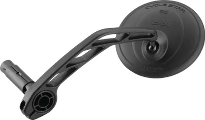 Produktbild von Busch & Müller 903/6A Fahrradspiegel Cycle Star Ø80mm mit Innenlenker-Adapter, schwarz