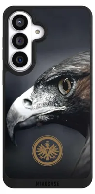 Produktbild von NIVOCASE Handyhülle für Samsung Galaxy S26+  Hülle NIVOpure Case Schwarz Adler Eintracht Frankfurt Offizielles Lizenzprodukt