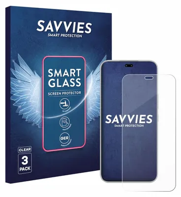 Produktbild von 3x Savvies Schutzglas Folie für Honor 400 Pro 9H Panzer Schutzfolie Glas Displayschutz klar transparent