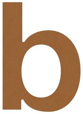 Produktbild von Hausnummer ''b'' Rost
