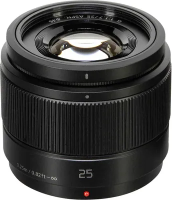 Produktbild von Panasonic LUMIX G 25 mm/F1.7 ASPH, SLR, 8/7, Micro Four Thirds, Panasonic, Panasonic, Schwarz
