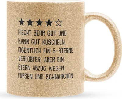 Produktbild von 22Feels Glitzertasse Gold Verlobter Geschenk Männer Verlobung Bekannt Geben Für Ihn Groom To Be Spruch Heiraten Kaffeetasse Geburtstag Weihnachten Geschenkidee Bürotasse