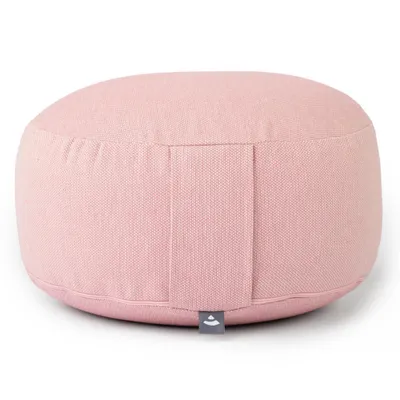 Produktbild von RONDO Meditationskissen CLASSIC dobby rosa | Dinkelhülsen