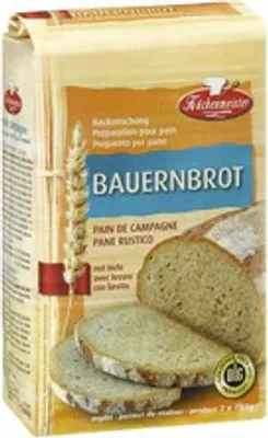 Produktbild von Küchenmeister Bauernbrot Backmischung Weizenmischbrot mit Hefe 1000g