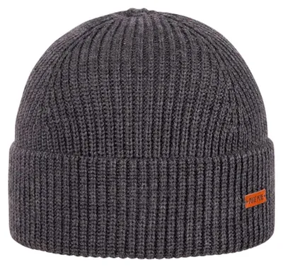 Imagen del producto de Gorro de lana para hombre, color antracita.