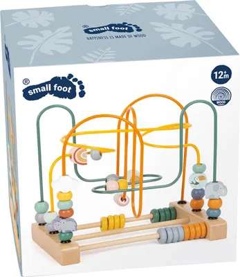 Produktbild von Small Foot  -  Houten Motoriekspiraal Safari met Kralen