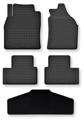 Zdjęcie produktu dla Dywaniki gumowe z tunelem do Range Rover Evoque 2011-2018 (SUV) – 5 szt., czarne, dobierane – Wielganizator Semi-Universal