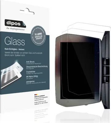 Produktbild von 2x Schutzfolie für Voge 625 DSX - Anti-Shock 9H Folie dipos Glass Kunststoffglas
