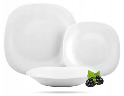 Produktbild von Bormioli Rocco Parma Essgeschirr-Set für 12 Personen 36-teilig weiß