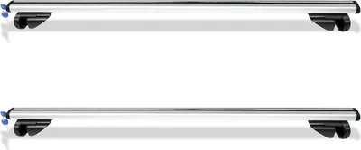 Image de Barres de toit en aluminium Universal 124cm Porte-vélos verrouillables 150kg