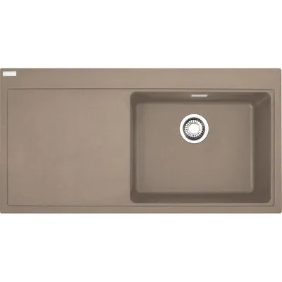 Produktbild von FRANKE MYTHOS MTG 611 Einbauspüle / Fraganit / Cashmere / Becken Links / Druckknopf / 60 cm