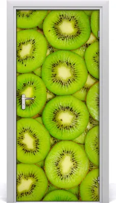 Produktbild von Tulup Türaufkleber 95x205 cm Dekorative Aufkleber Selbstklebend Wasserdichte Tapete Abnehmbar Schlafzimmer Wohnzimmer Wohnkultur - Kiwi
