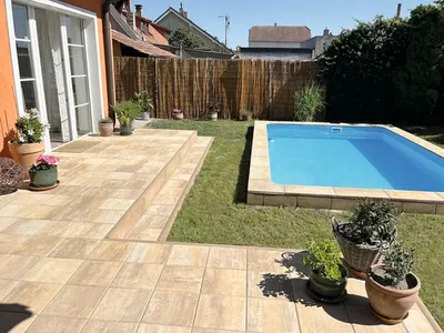Obrázek produktu pro Betonová dlažba Elegant 50 x 50 x 4 cm bíložlutokaramelová