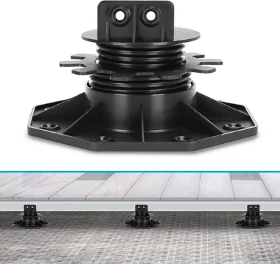 Produktbild von Faziango Höhenverstellbare Stelzlager für Terrassen & Balkon, 30-60mm, 100 Stück