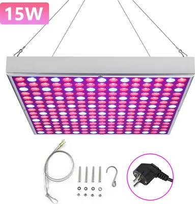 Obrázok produktu pre Rastlinná lampa TolleTour s plným spektrom 225 LED diód 15W svetlo pre rastliny