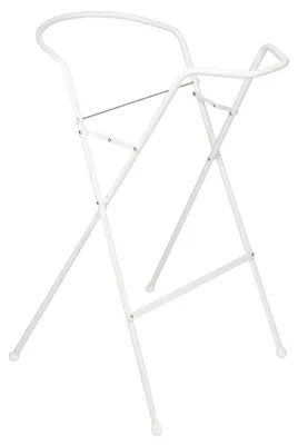 Produktbild von Weißer Badewannenständer für Babybadewannen, 72x61x93 cm, zusammenklappbar