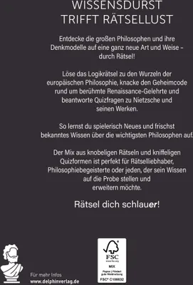 Produktbild von Die großen Philosophen I Wissen in Rätseln