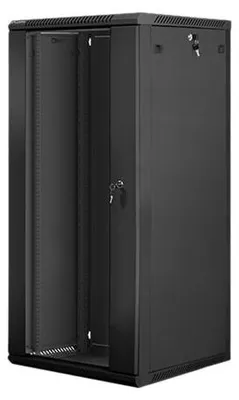 Immagine prodotto di Lanberg WF01-6627-10B Armadio rack 27U a parete Nero