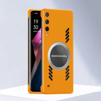 Produktbild von Honor 9X Pro Hülle, Frameless PC Matt Kühlabdeckung Loch Wärmeableitung Schutzhülle für Honor 9X Pro Orange