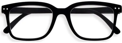 Produktbild von IZIPIZI Reading Shape L Black Lesebrille für Altersweitsichtige in rechteckiges Übermaß Form, universelles Uni-Modell, Dioptrie: +2.0, LMSLC01_20