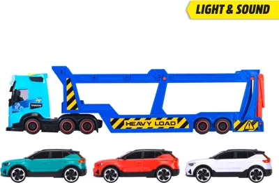 Produktbild von Dickie Go Real Volvo Car Transporter 203747017 - 3 Volvo XC40 Recharge Spielzeug Autos