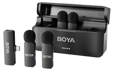 Immagine prodotto di Boya BOYA BY-V4 | Sistema microfonico wireless ultracompatto a 2,4 GHz