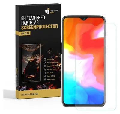 Produktbild von 2x 9H Hartglas für OnePlus 6T Panzerfolie Displayschutz Schutzglas KLAR Schutzfolie Panzerglas