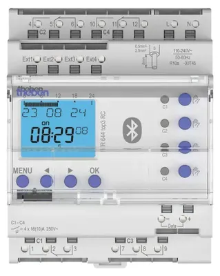 Produktbild von Theben Digitale TR 644 top3 BLE RC Zeitschaltuhr Jahresprogramm 6440330
