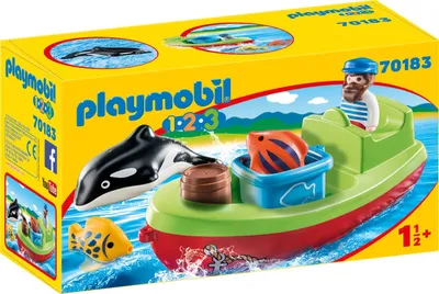 Produktbild von PLAYMOBIL Seemann mit Fischerboot, 70183