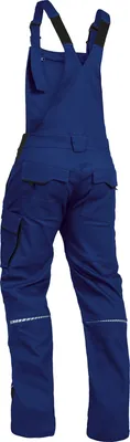 Produktbild von Leibwächter Latzhose Flex-Line FLEXL Gr. 56 kornblau/schwarz