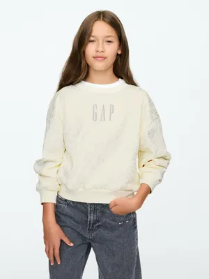 Produktbild von GAP Oversize-Sweatshirt für Kinder mit Logo 628718-01__XS