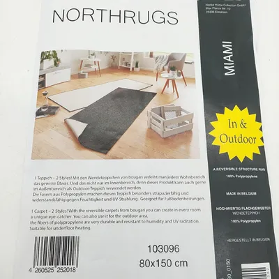 Produktbild von NORTHRUGS Teppich Outdoor Wohnaccessoires Miami Wetterfest Modern Style 80x150cm